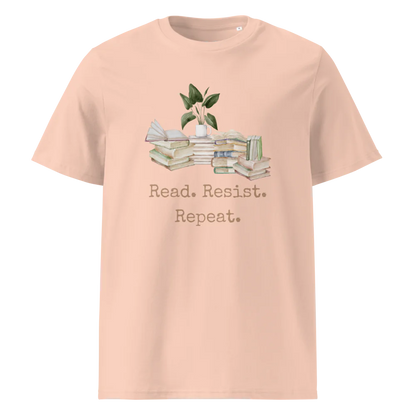 Leer. Resistir. Repetir. | Camiseta unisex de algodón orgánico