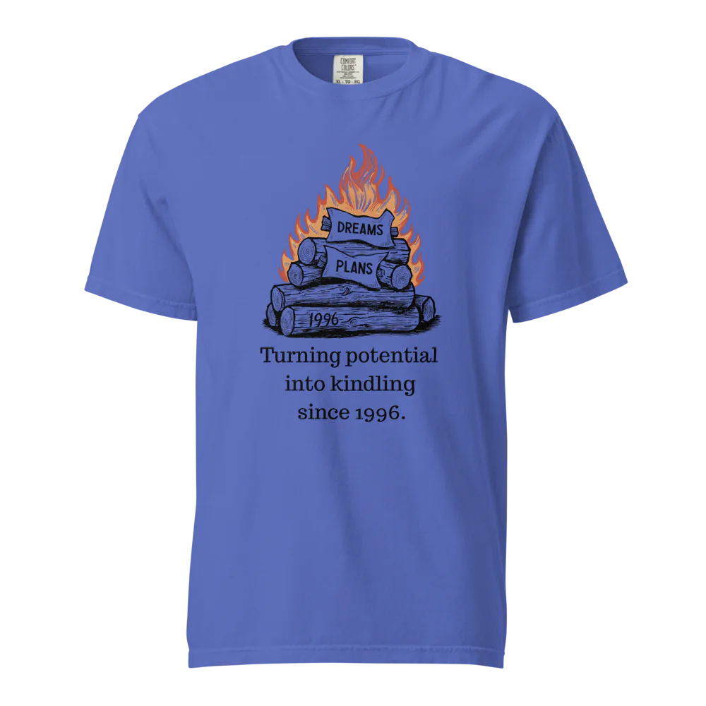 Transformando el potencial en leña | Camiseta unisex de tejido grueso | 100 % algodón