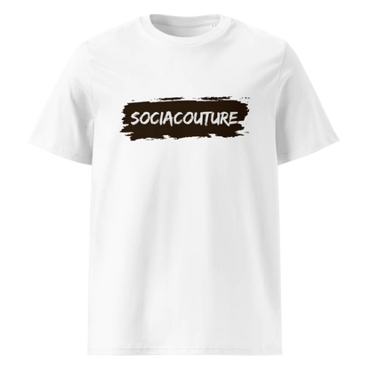 SociaCouture Brand Logo Dark | Unisex Organic Cotton T-Shirt