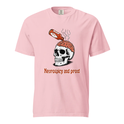 Neurospicy &amp; Proud | Camiseta unisex de tejido grueso | 100 % algodón