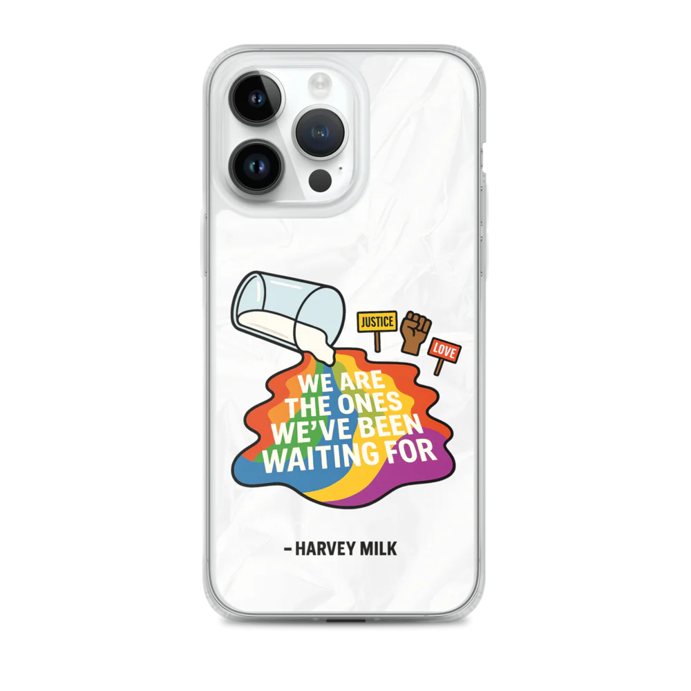 Cita de Harvey Milk | Funda transparente MagSafe® para iPhone®