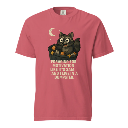 Motivación en busca de alimento | Camiseta unisex de tejido grueso | 100 % algodón
