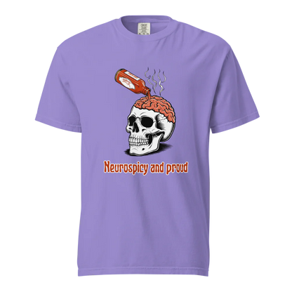 Neurospicy &amp; Proud | Camiseta unisex de tejido grueso | 100 % algodón