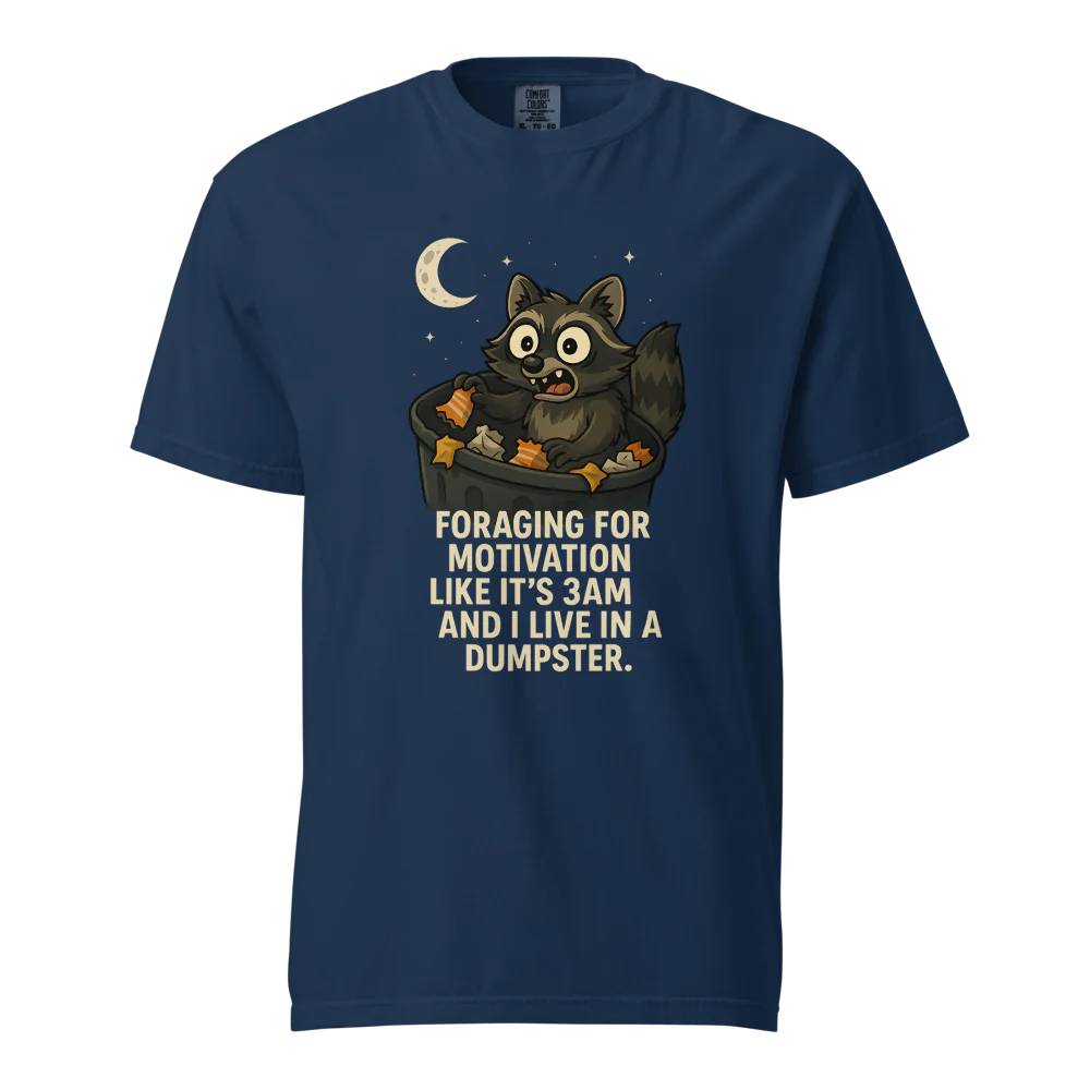 Motivación en busca de alimento | Camiseta unisex de tejido grueso | 100 % algodón