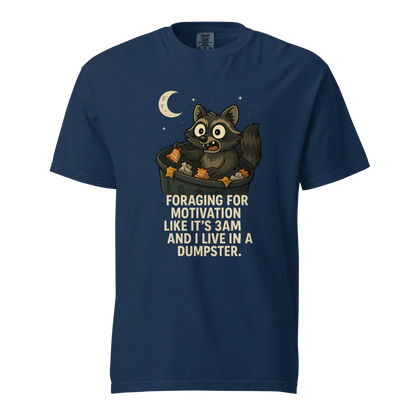 Motivación en busca de alimento | Camiseta unisex de tejido grueso | 100 % algodón