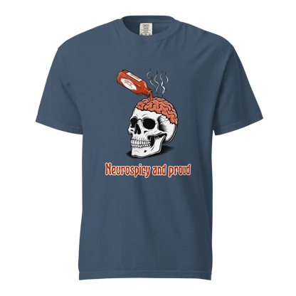 Neurospicy &amp; Proud | Camiseta unisex de tejido grueso | 100 % algodón