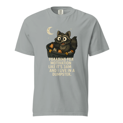 Motivación en busca de alimento | Camiseta unisex de tejido grueso | 100 % algodón