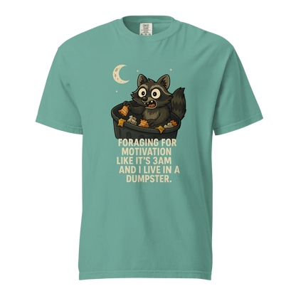 Motivación en busca de alimento | Camiseta unisex de tejido grueso | 100 % algodón