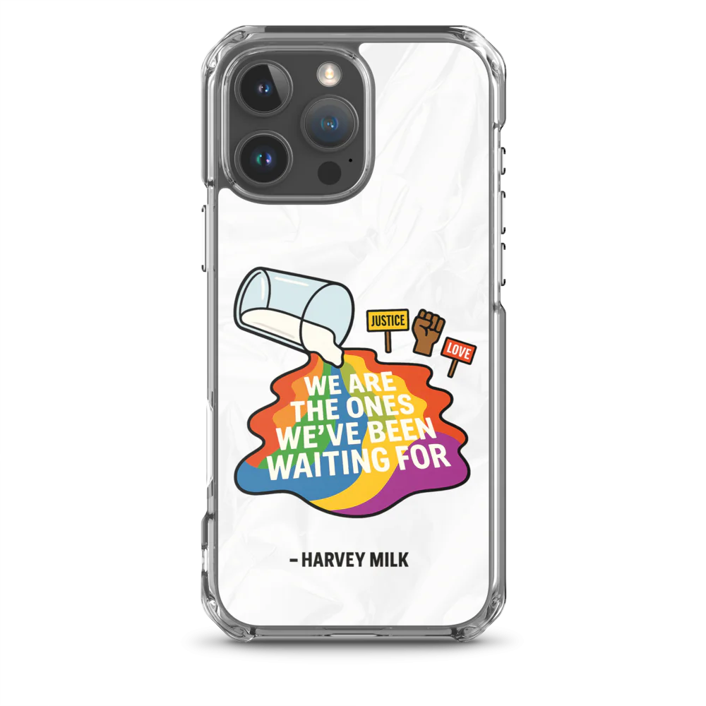 Cita de Harvey Milk | Funda transparente MagSafe® para iPhone®