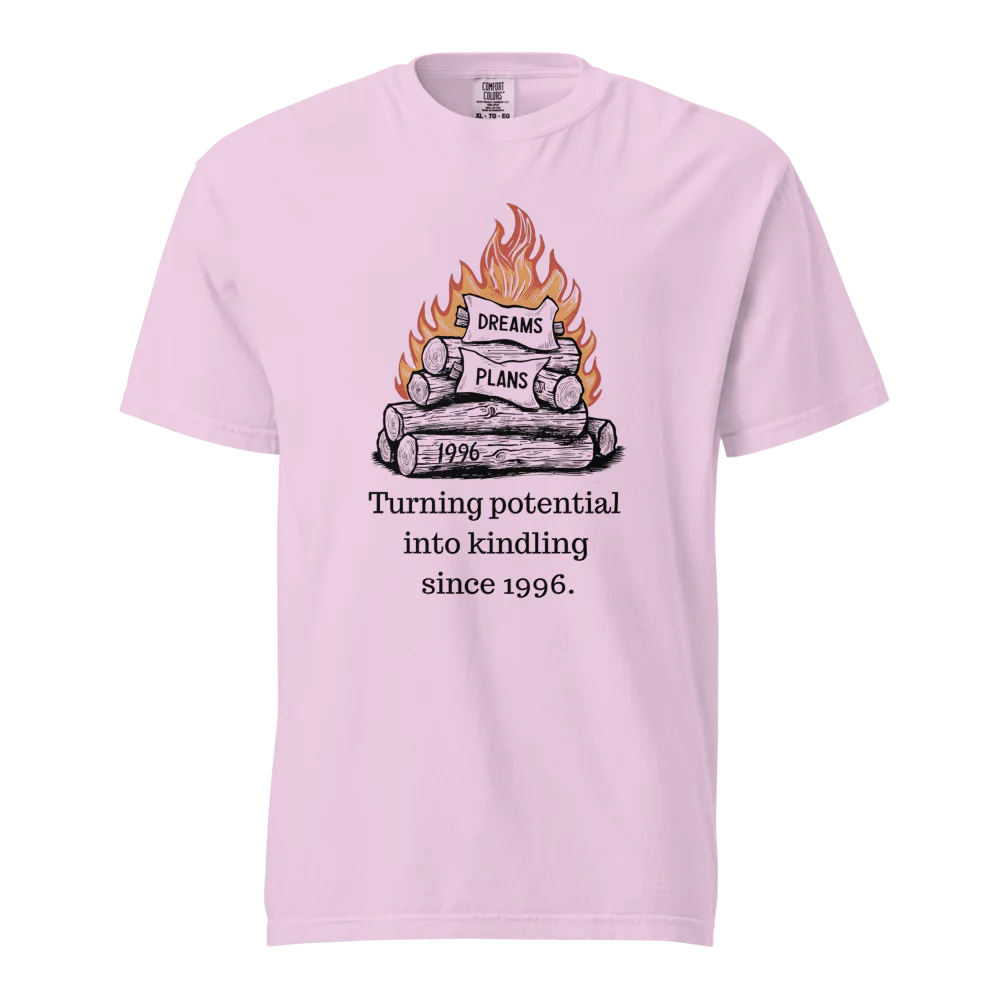 Transformando el potencial en leña | Camiseta unisex de tejido grueso | 100 % algodón