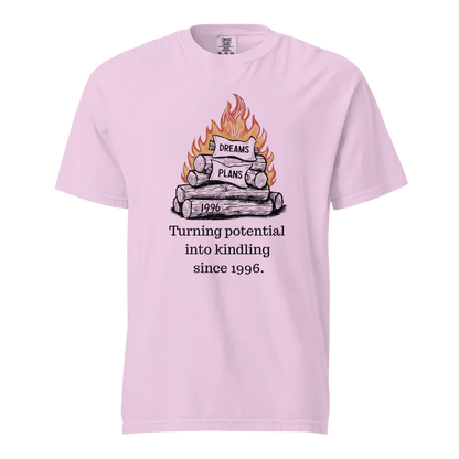 Transformando el potencial en leña | Camiseta unisex de tejido grueso | 100 % algodón
