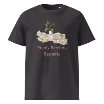 Read. Resist. Repeat. | Unisex Organic Cotton T-Shirt