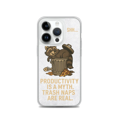Productivity is a Myth | MagSafe® Clear Case for iPhone®
