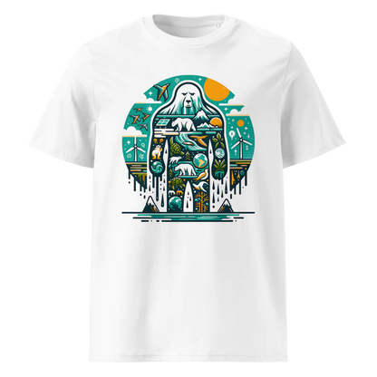 Melting Bear Global Warming | Unisex Organic Cotton T-Shirt