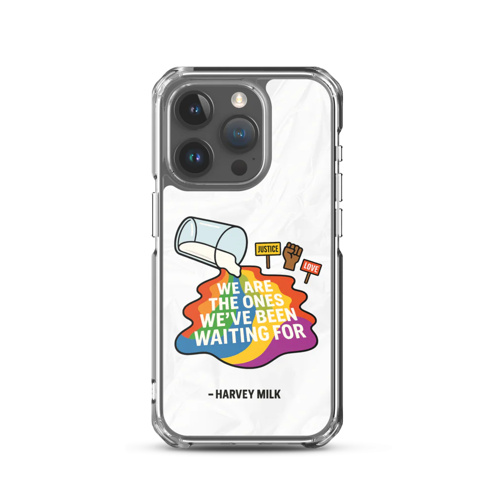 Cita de Harvey Milk | Funda transparente MagSafe® para iPhone®