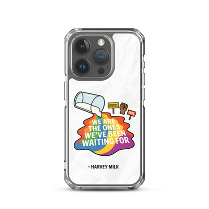 Cita de Harvey Milk | Funda transparente MagSafe® para iPhone®