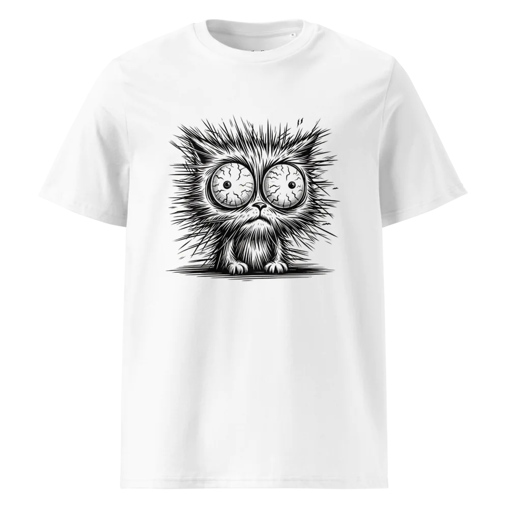 Frazzled Cat | Unisex Organic Cotton T-Shirt