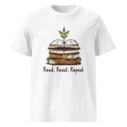 Read, Resist, Repeat | Unisex Organic Cotton T-Shirt