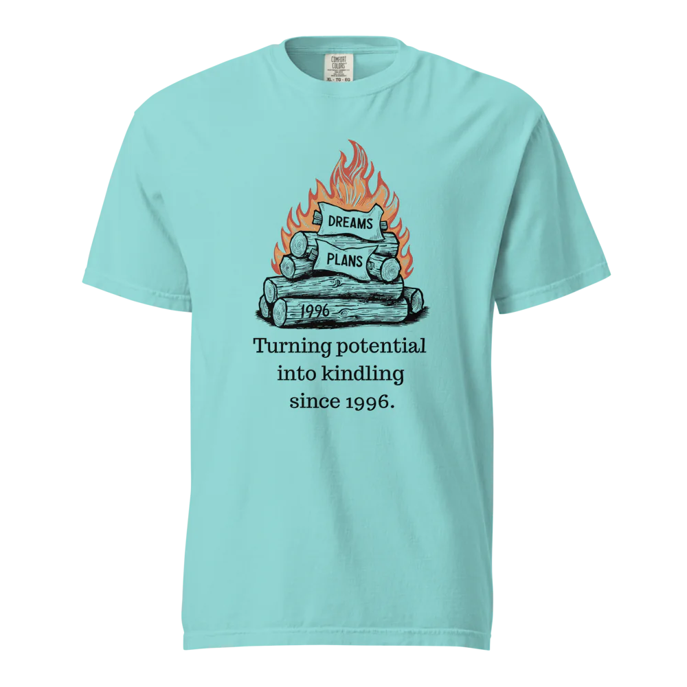 Transformando el potencial en leña | Camiseta unisex de tejido grueso | 100 % algodón
