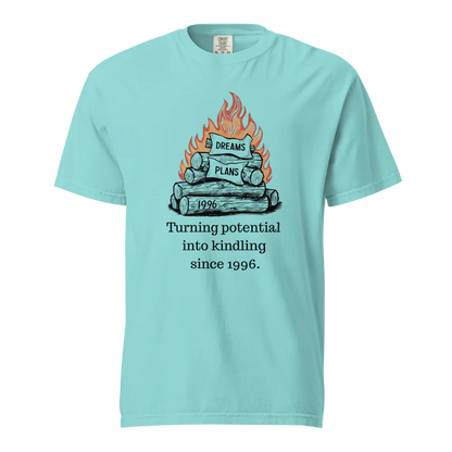 Transformando el potencial en leña | Camiseta unisex de tejido grueso | 100 % algodón