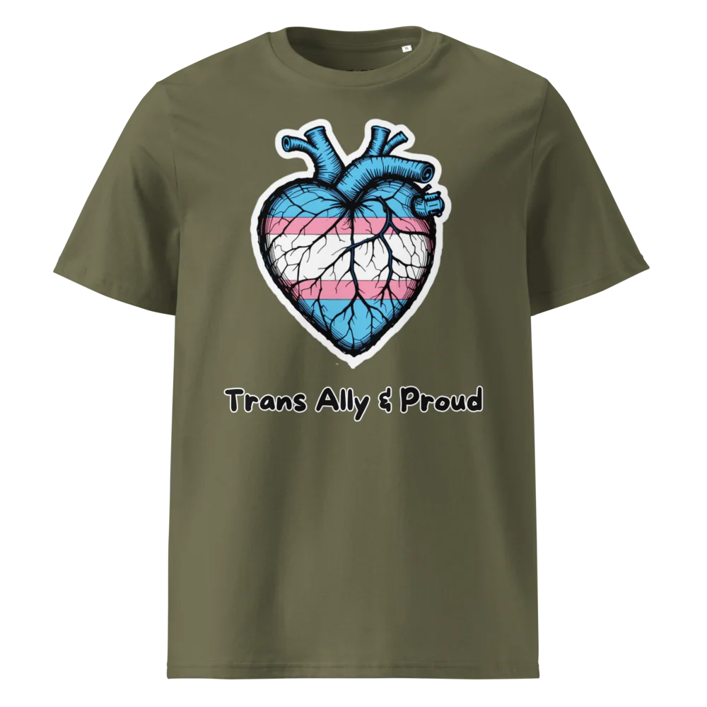 Trans Ally & Proud | Unisex Organic Cotton T-Shirt