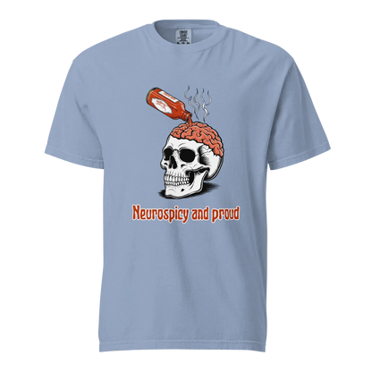 Neurospicy &amp; Proud | Camiseta unisex de tejido grueso | 100 % algodón