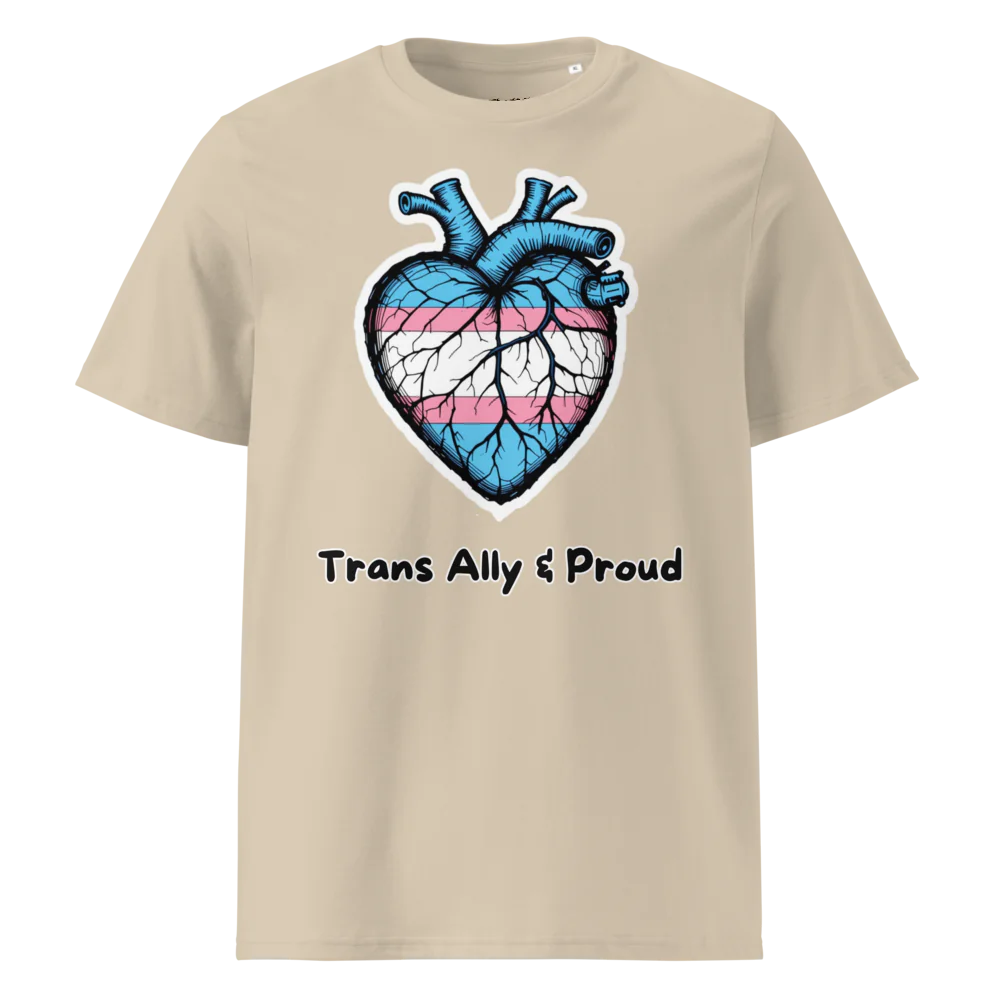 Trans Ally & Proud | Unisex Organic Cotton T-Shirt