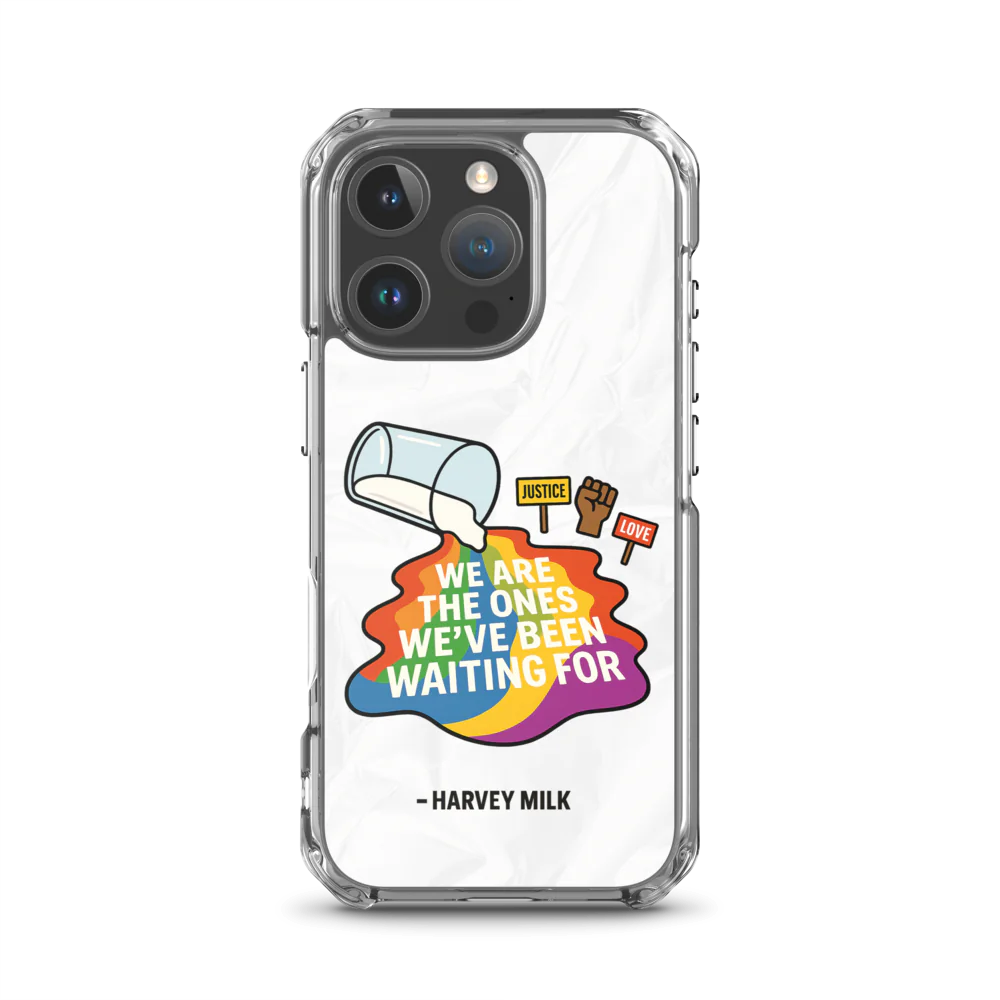 Cita de Harvey Milk | Funda transparente MagSafe® para iPhone®