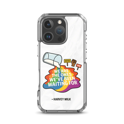 Cita de Harvey Milk | Funda transparente MagSafe® para iPhone®