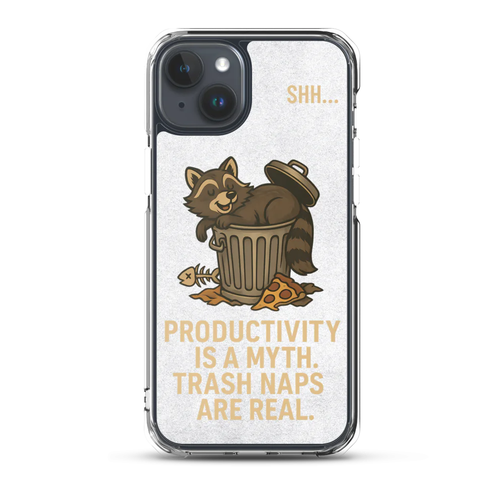 Productivity is a Myth | MagSafe® Clear Case for iPhone®