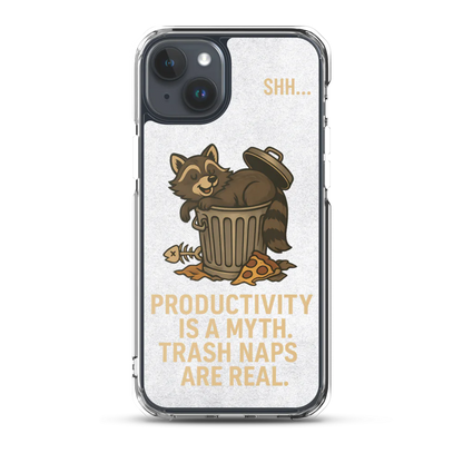 Productivity is a Myth | MagSafe® Clear Case for iPhone®