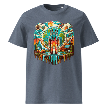 Melting World Global Crisis| Unisex Organic Cotton T-Shirt