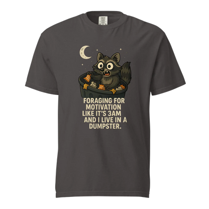Motivación en busca de alimento | Camiseta unisex de tejido grueso | 100 % algodón