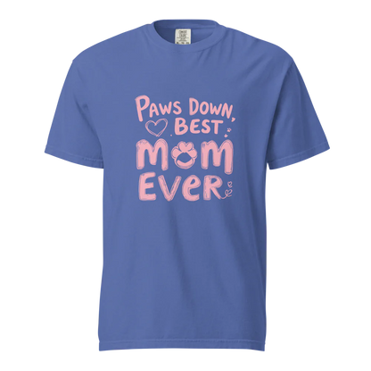 Paws Down, la mejor mamá del mundo | Camiseta unisex de tejido grueso | 100 % algodón
