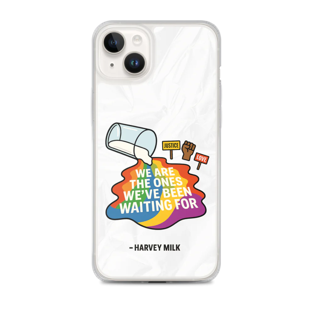 Cita de Harvey Milk | Funda transparente MagSafe® para iPhone®