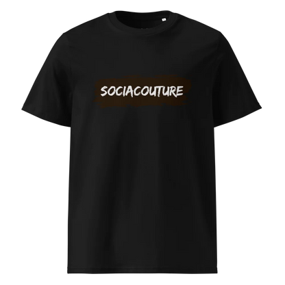 SociaCouture Brand Logo Dark | Unisex Organic Cotton T-Shirt