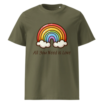 All You Need Is Love V2 | Unisex Organic Cotton T-Shirt