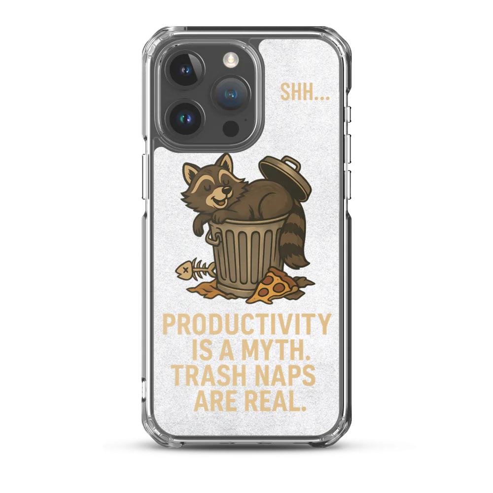 Productivity is a Myth | MagSafe® Clear Case for iPhone®