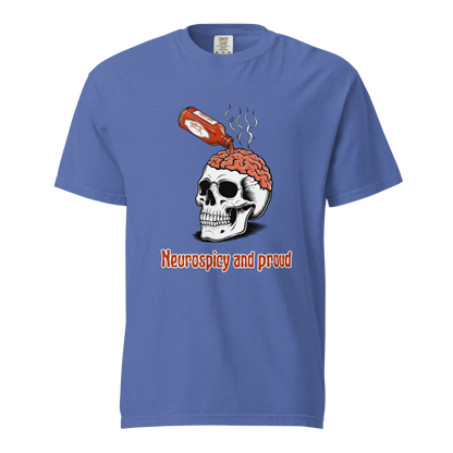 Neurospicy &amp; Proud | Camiseta unisex de tejido grueso | 100 % algodón
