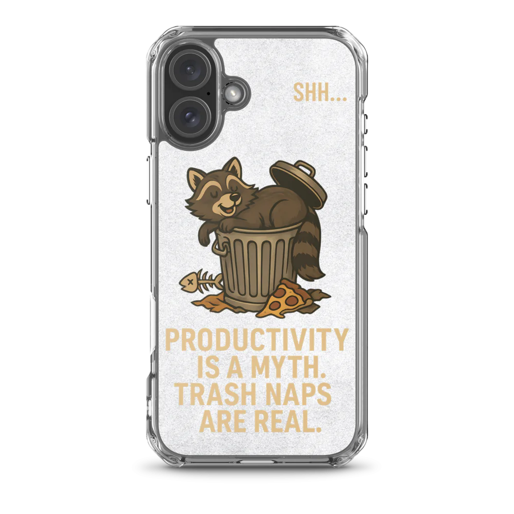 Productivity is a Myth | MagSafe® Clear Case for iPhone®