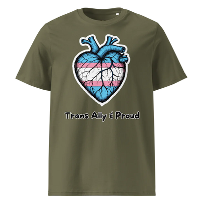 Trans Ally & Proud | Unisex Organic Cotton T-Shirt