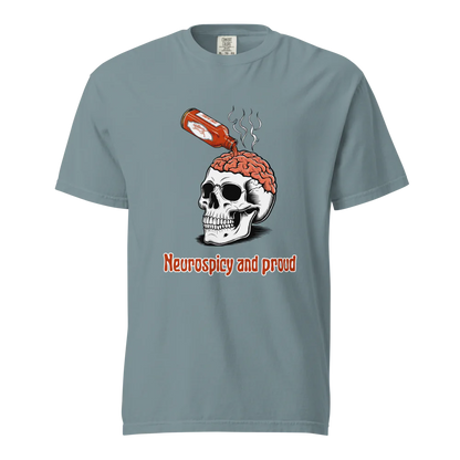 Neurospicy &amp; Proud | Camiseta unisex de tejido grueso | 100 % algodón