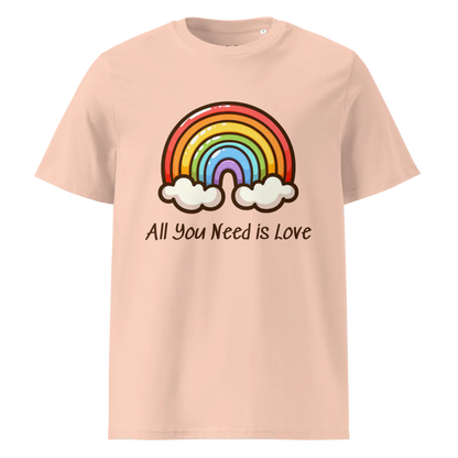 Camiseta unisex de algodón orgánico All You Need Is Love V2