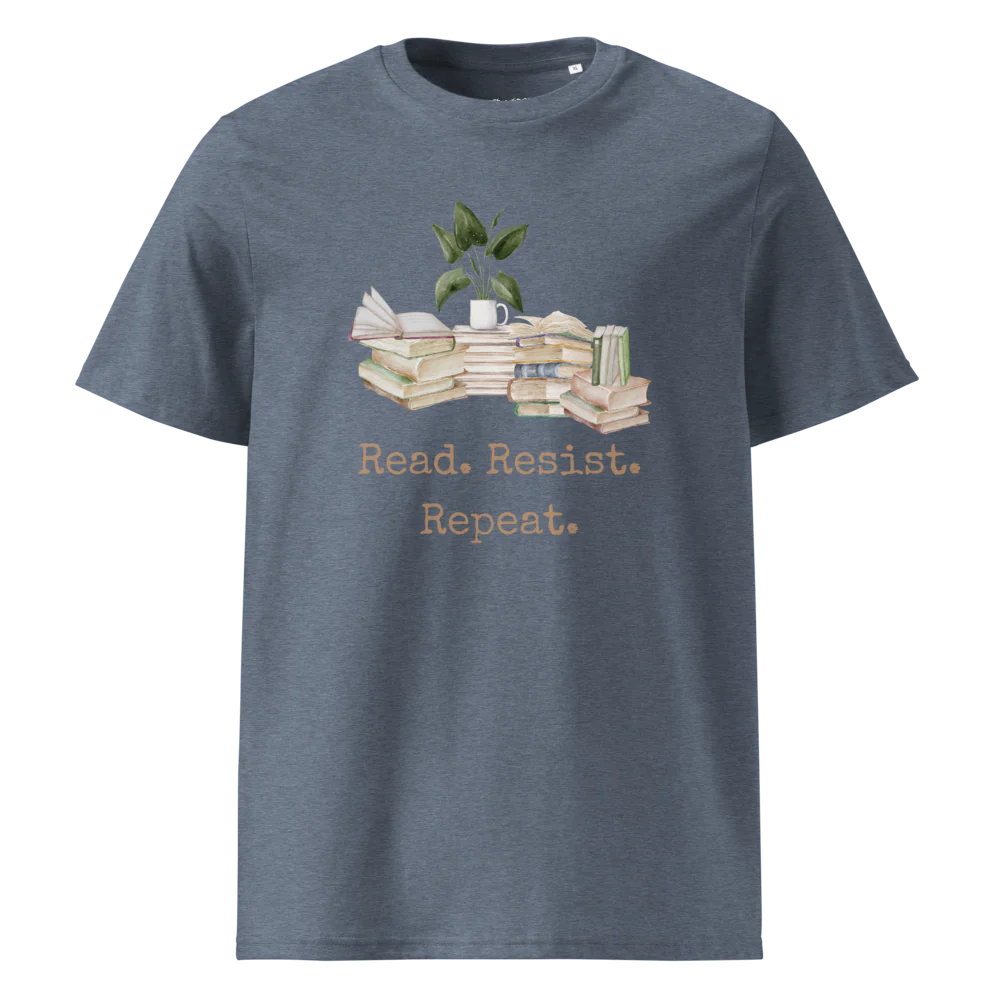 Read. Resist. Repeat. | Unisex Organic Cotton T-Shirt