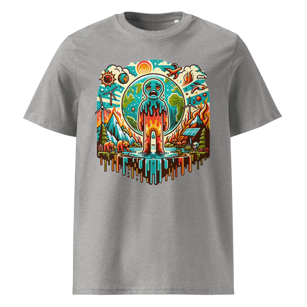 Melting World Global Crisis| Unisex Organic Cotton T-Shirt