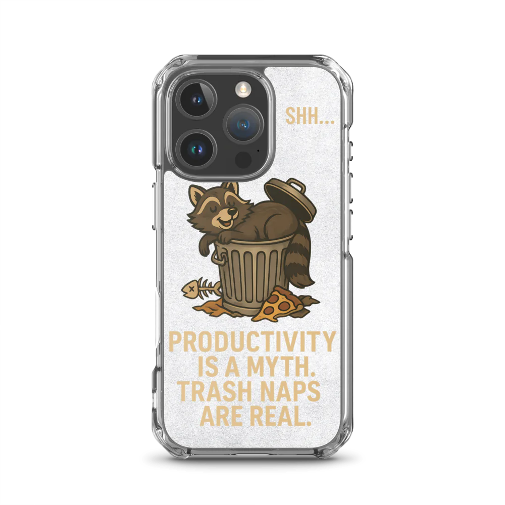 Productivity is a Myth | MagSafe® Clear Case for iPhone®