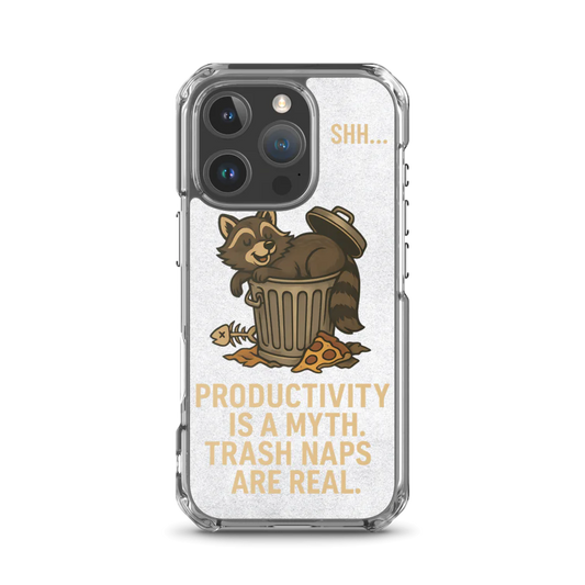 Productivity is a Myth | MagSafe® Clear Case for iPhone®