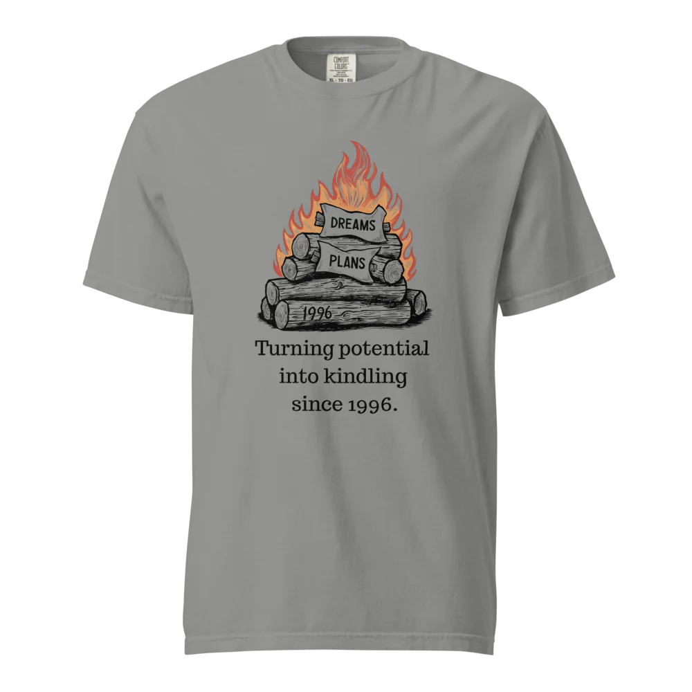 Transformando el potencial en leña | Camiseta unisex de tejido grueso | 100 % algodón