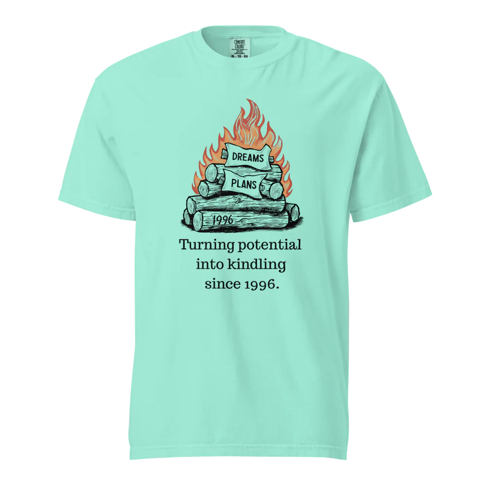Transformando el potencial en leña | Camiseta unisex de tejido grueso | 100 % algodón