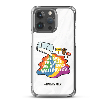 Cita de Harvey Milk | Funda transparente MagSafe® para iPhone®